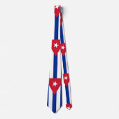Kuba-Flagge Krawatte (Vorderseite)