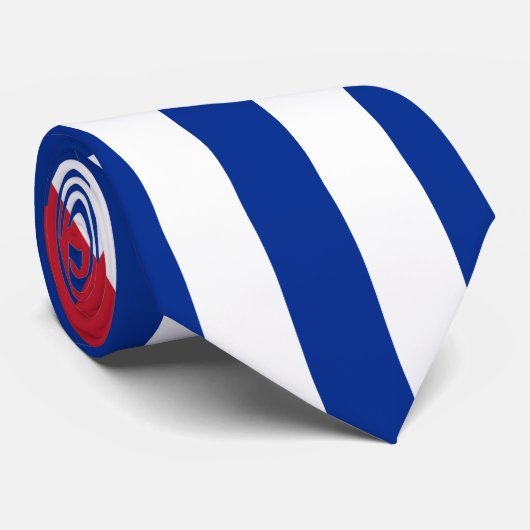 Kuba-Flagge Krawatte (Gerollt)