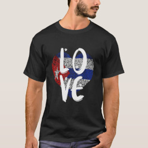 Kuba-Flagge Kubanisch   Kubaner Stolz T-Shirt