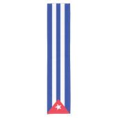 Kuba-Flagge Kurzer Tischläufer (Vorderseite)