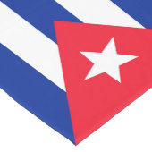 Kuba-Flagge Kurzer Tischläufer (Ecke)