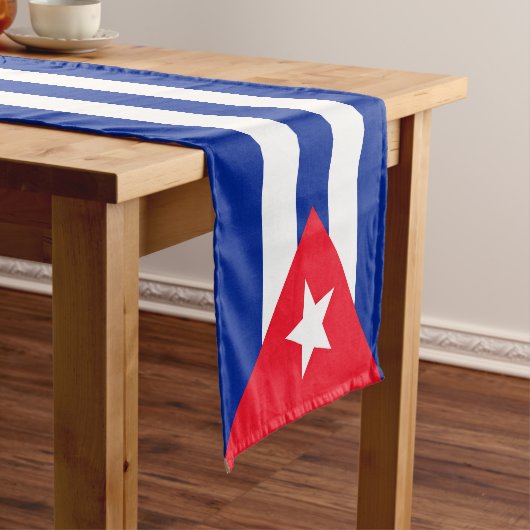 Kuba-Flagge Kurzer Tischläufer (Beispiel)