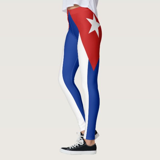 Kuba-Flagge Leggings (Links)