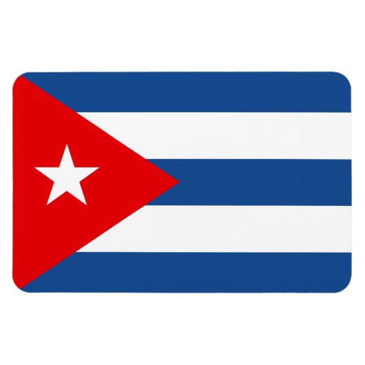 Kuba-Flagge Magnet (Horizontal)