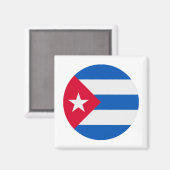 Kuba-Flagge Magnet (Vorderseite/Rückseite)