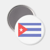 Kuba-Flagge Magnet (Vorderseite/Rückseite)