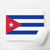 Kuba-Flagge Mousepad (Mit Mouse)
