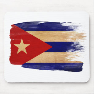 Kuba-Flagge Mousepads