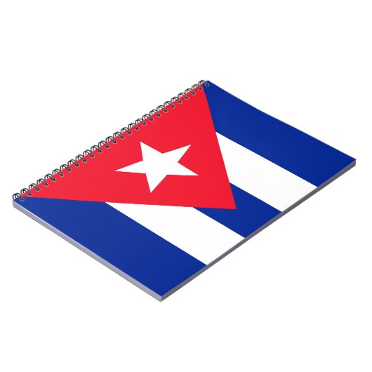 Kuba-Flagge Notizblock (Linke Seite)