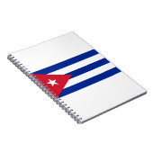 Kuba-Flagge Notizblock (Rechte Seite)