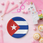 Kuba-Flagge Pappteller (Party)
