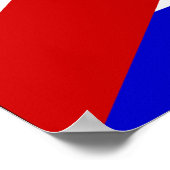 Kuba-Flagge Poster (Ecke)