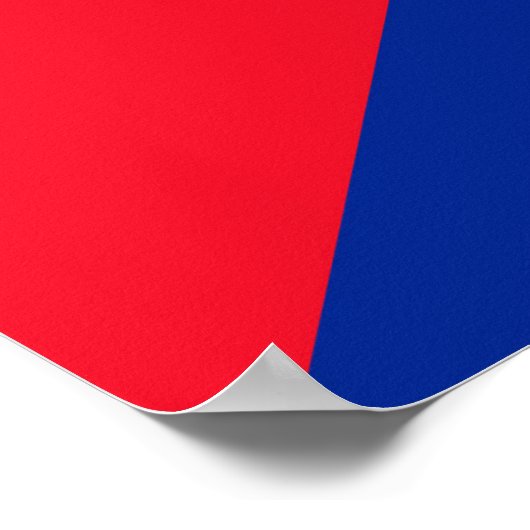 Kuba-Flagge Poster (Ecke)