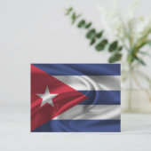 Kuba-Flagge Postkarte (Stehend Vorderseite)