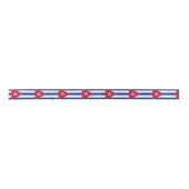 Kuba-Flagge Ribbon Satinband (Vorderseite)