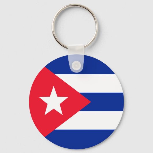 Kuba-Flagge Schlüsselanhänger (Vorderseite)