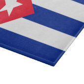 Kuba-Flagge Schneidebrett (Ecke)