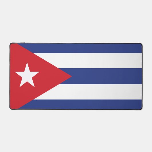 Kuba-Flagge Schreibtischunterlage (Vorderseite)