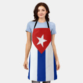 Kuba-Flagge Schürze (Getragen)