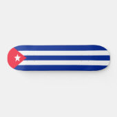 Kuba-Flagge Skateboard (Horizontal)