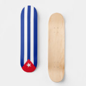 Kuba-Flagge Skateboard (Vorderseite)