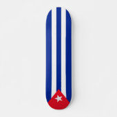 Kuba-Flagge Skateboard (Vorne)