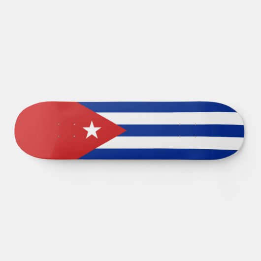 Kuba-Flagge Skateboard (Horizontal)