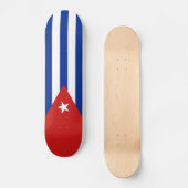 Kuba-Flagge Skateboard (Vorderseite)