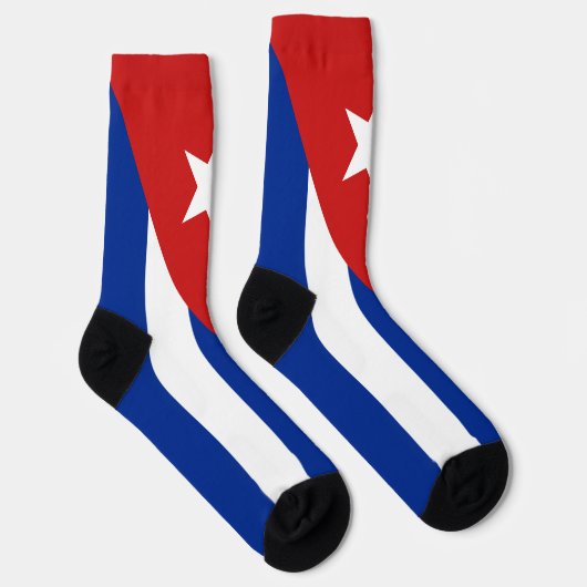 Kuba-Flagge Socken (Rechts)