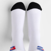 Kuba-Flagge Socken (Oben)