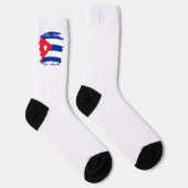Kuba-Flagge Socken (Rechts)