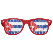 Kuba-Flagge Sonnenbrille (Vorderseite)