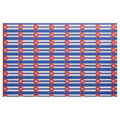 Kuba-Flagge Stoff (Fat Quarter (45,7 x 55,9 cm))