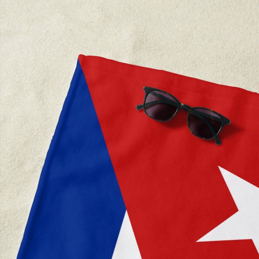 Kuba-Flagge Strandtuch (Beispiel)