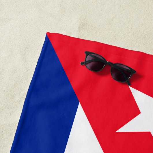 Kuba-Flagge Strandtuch (Beispiel)
