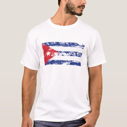 Kuba-Flagge T-Shirt (Vorderseite)