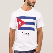 Kuba-Flagge T-Shirt (Vorderseite)