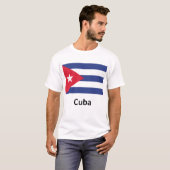 Kuba-Flagge T-Shirt (Vorne ganz)