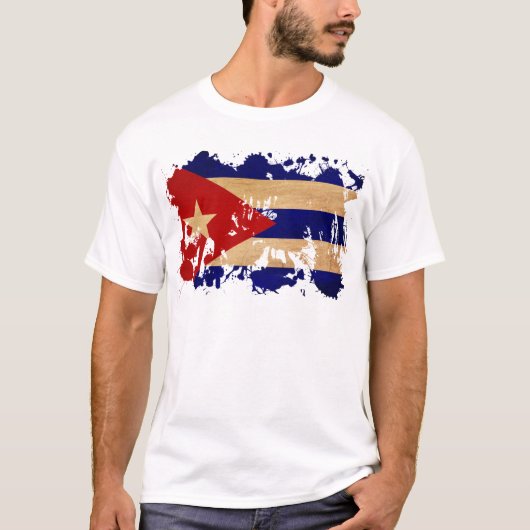 Kuba-Flagge T-Shirt (Vorderseite)
