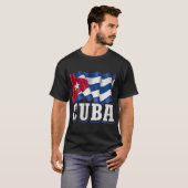 Kuba-Flagge T-Shirt (Vorne ganz)