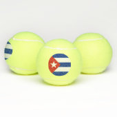 Kuba-Flagge Tennisbälle (Multi)