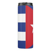 Kuba-Flagge Thermosbecher (Rückseite)