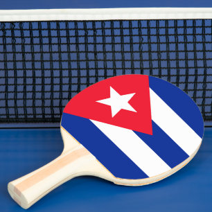 Kuba-Flagge Tischtennis Schläger