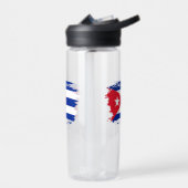 Kuba-Flagge Trinkflasche (Links)