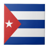 Kuba-Flaggen-Keramik-Fliese Fliese (Vorderseite)