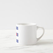 Kuba-Flaggenemblem Espressotasse (Rechts)