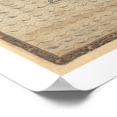 Kuba & Florida Karte 1591 Poster (Ecke)