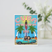 Kuba Frühjahrspause 1962 Reisekarte Postkarte (Stehend Vorderseite)