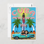 Kuba Frühjahrspause 1962 Reisekarte Postkarte (Vorne/Hinten)