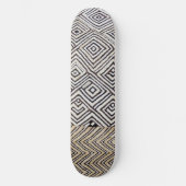 Kuba Geometric | Skateboard (Vorderseite)